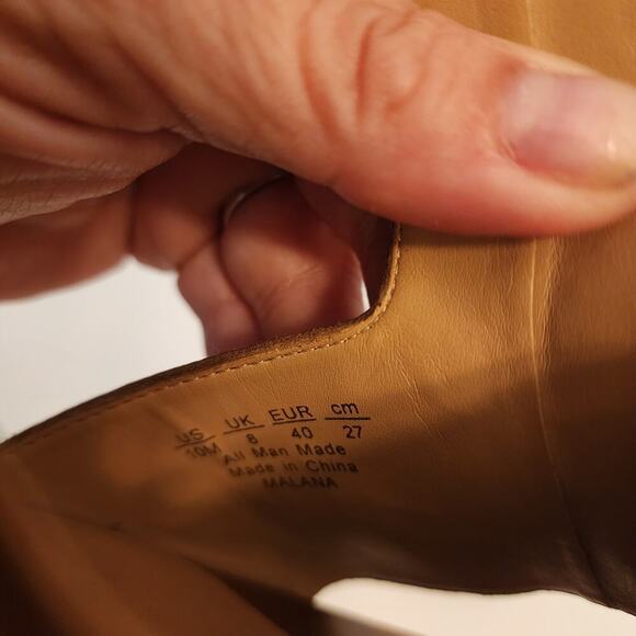 Franco Sarto Myriad Platform Sandals Brown Leather Women's‎ SZ 10 - Picture 7 of 8